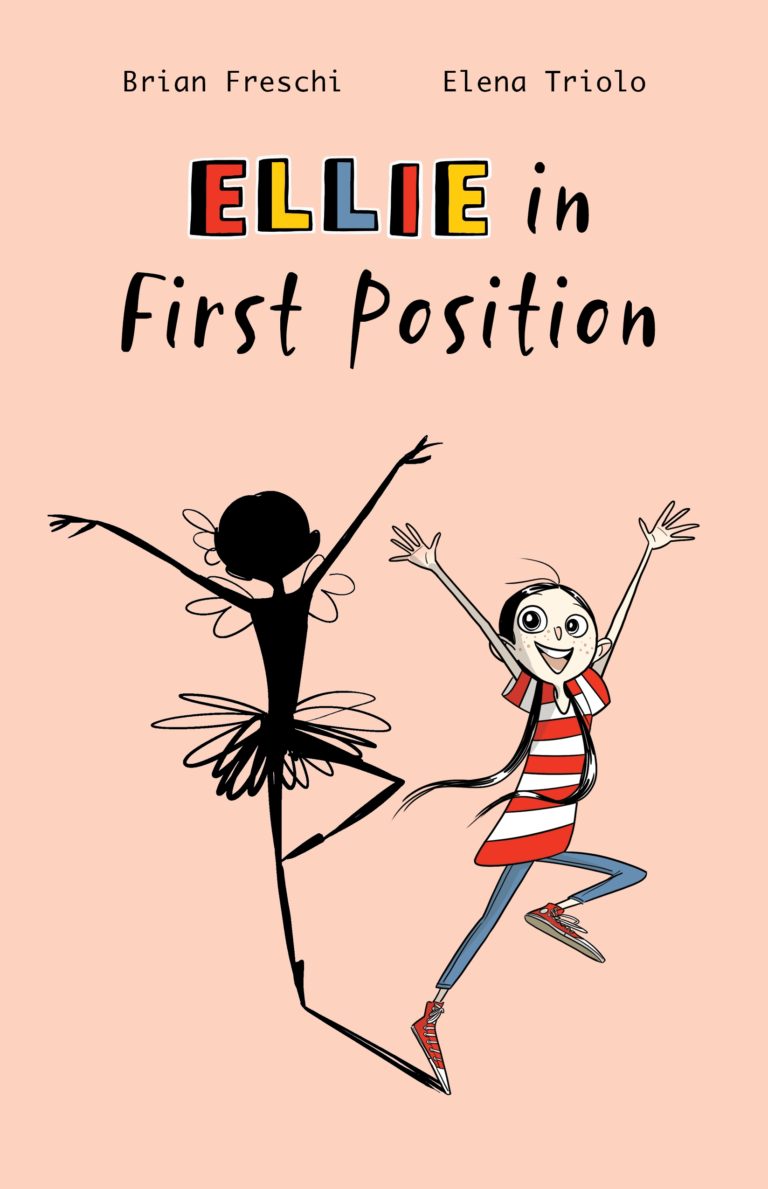 Ellie in First Position is a humorous middle grade graphic novel about ten year old Electra who refuses to give up on her dream to take ballet.
