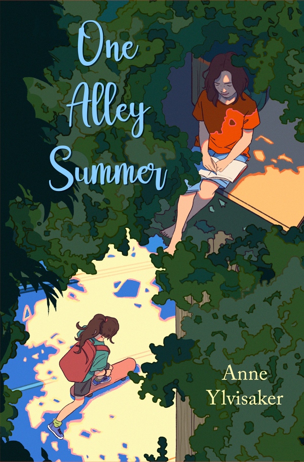 Book cover - One Alley Summer: A Book about Friendship and growing up - novel written in free-verse