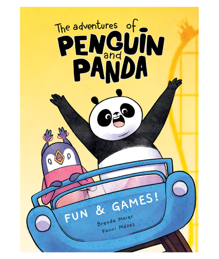 Fun and Games! The Adventures of Penguin and Panda, Vol 1, graphic novel series for young readers Gr1-4 Humor, ups and downs of friendship, odd-couple comedy, heartfelt and deep, philosophical