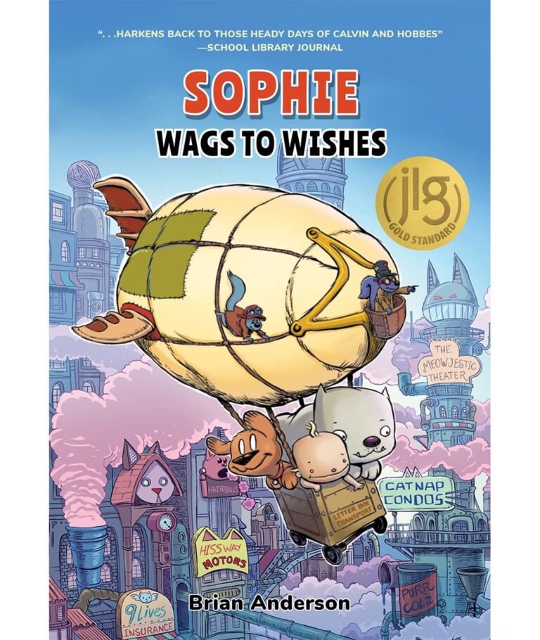 Sophie Wags to Wishes Vol 3 by Brian Anderson humorous graphic novel for middle-grade 8-12 published Marble Press